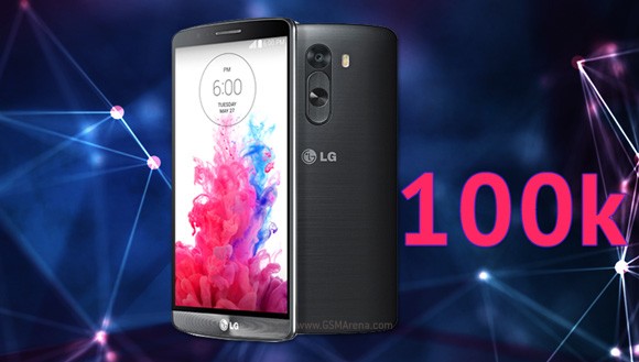 LG G3韩国的销量在5天内达到100,000