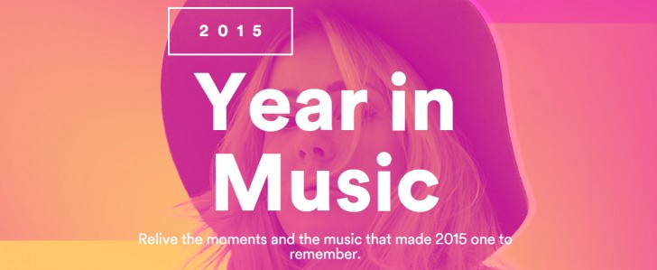 Spotify希望您通过音乐中的一年通过音乐重温2015年