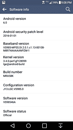 Verizon LG G3开始获得Marshmallow更新