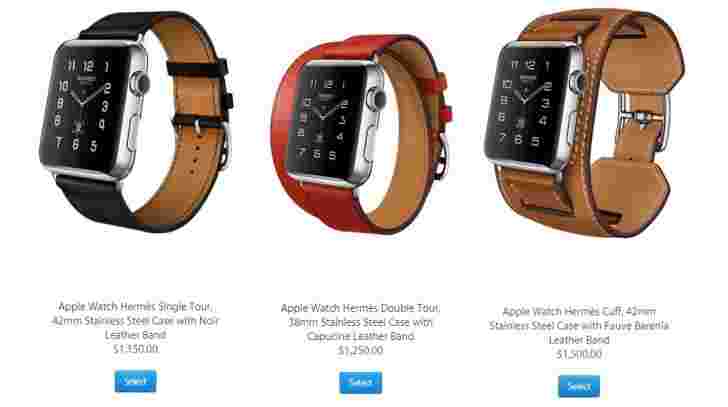 Apple Watch Hermes现在可以在线获得，为双人旅行准备1,250美元