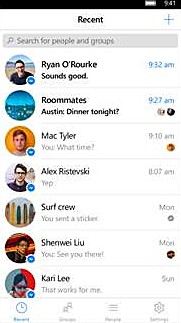 Facebook Messenger落在Windows 10 Mobile上