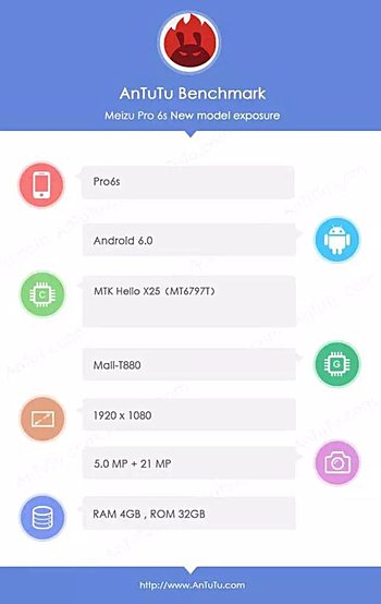 Meizu Pro 6S'安提鲁上市确认Helio X25 SoC