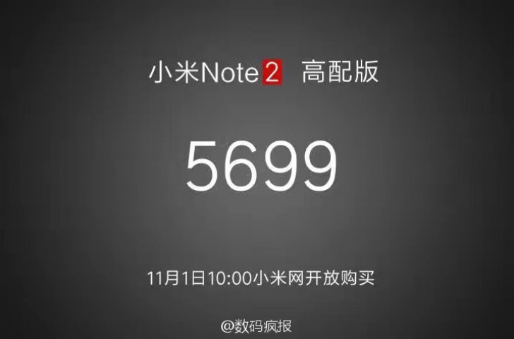 Xiaomi Mi注2令人叹为观止，费用高达845美元