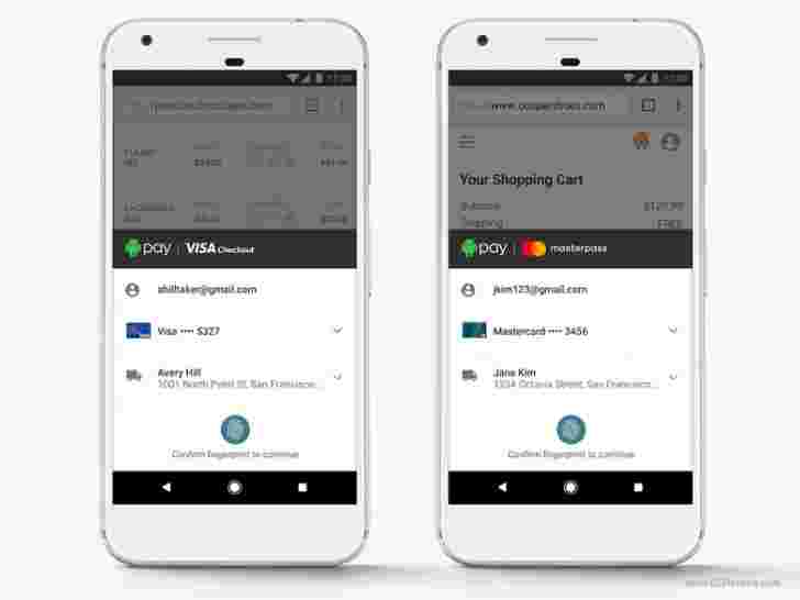 Android Pay将与Visa结帐和MasterPass合作
