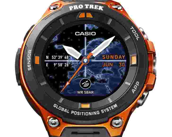 Casio Pro Trek F20将GPS添加到其前身的崎岖人物