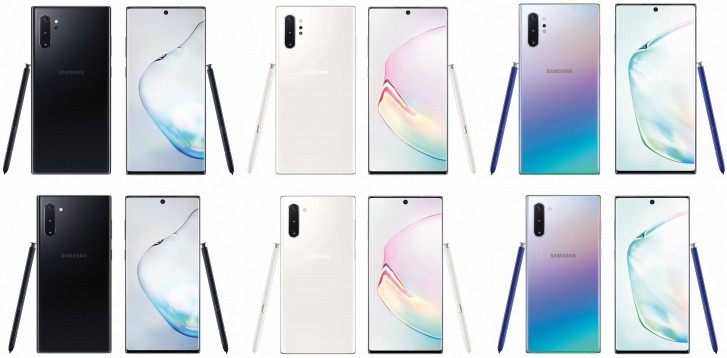 三星Galaxy Note10系列以三种颜色到达，泄露图像揭示