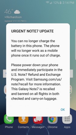 今天是时候verizon杀死其三星Galaxy Note7单位