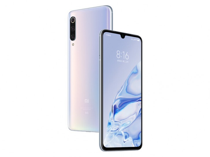 Xiaomi Mi 9 Pro 5G官方图像显示白色版，快速充电时间显示