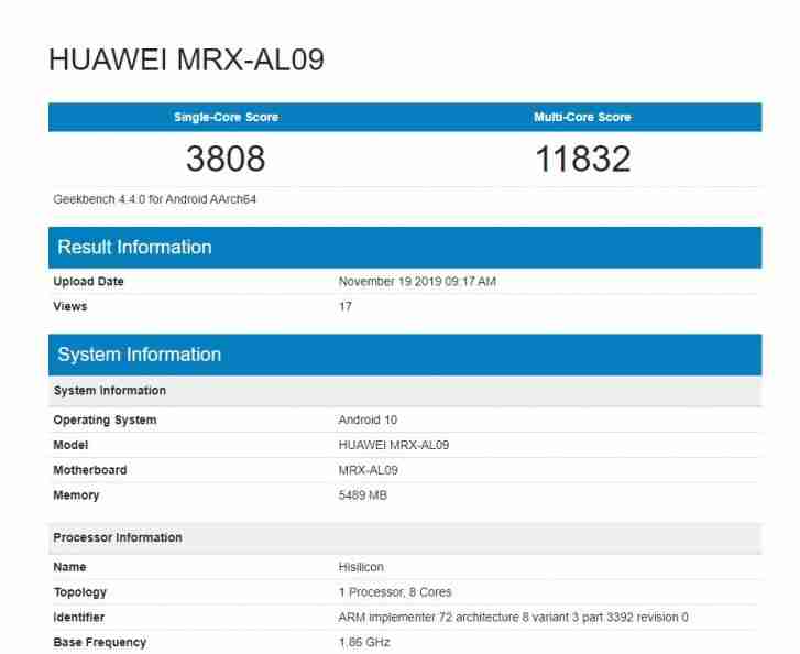 华为Matepad Pro通过GeekBench，5G版也可能在途中