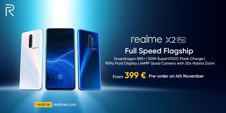 Realme X2 Pro欧洲预订计划于11月4日开始