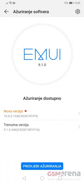 华为队友20员于欧洲接收Android 10的Emui 10