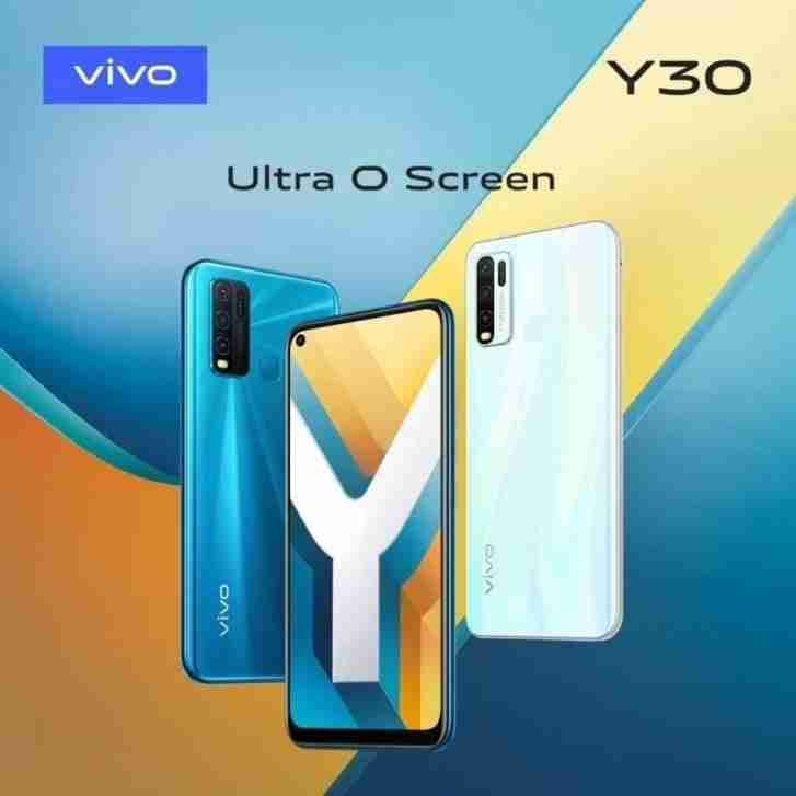 Unannounced Vivo Y30在后面有四个摄像头待售