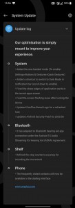 Open Beta 5更改OnePlus 7T / 7T Pro Image Credit的日志