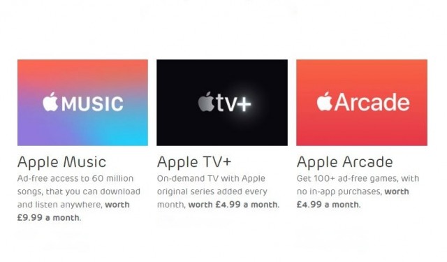 EE推出Apple Music，TV +和Arcade Bundle