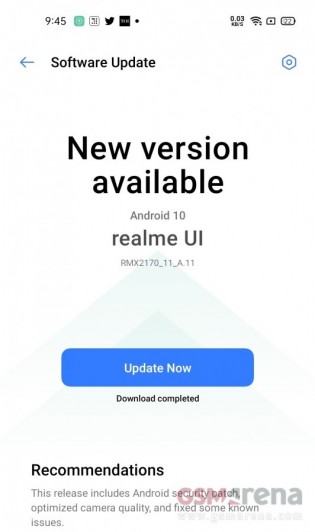 Realme 7 Pro正在通过9月份的补丁和相机优化接收其第一个软件更新