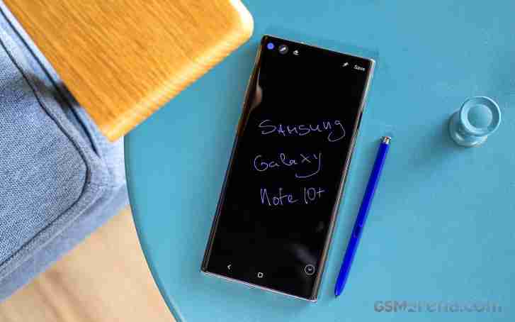 三星Galaxy Note10阵容开始接收一个UI 2.5