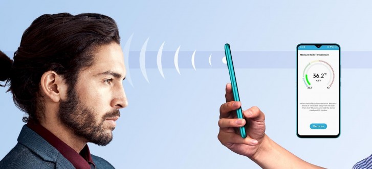 Umidigi A7S是一个Android Go电话，内置了无接触式温度计