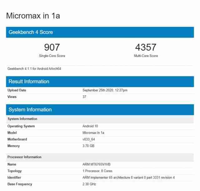 Micromax宣布印度智能手机卷土卷土即将到来的“在”系列中