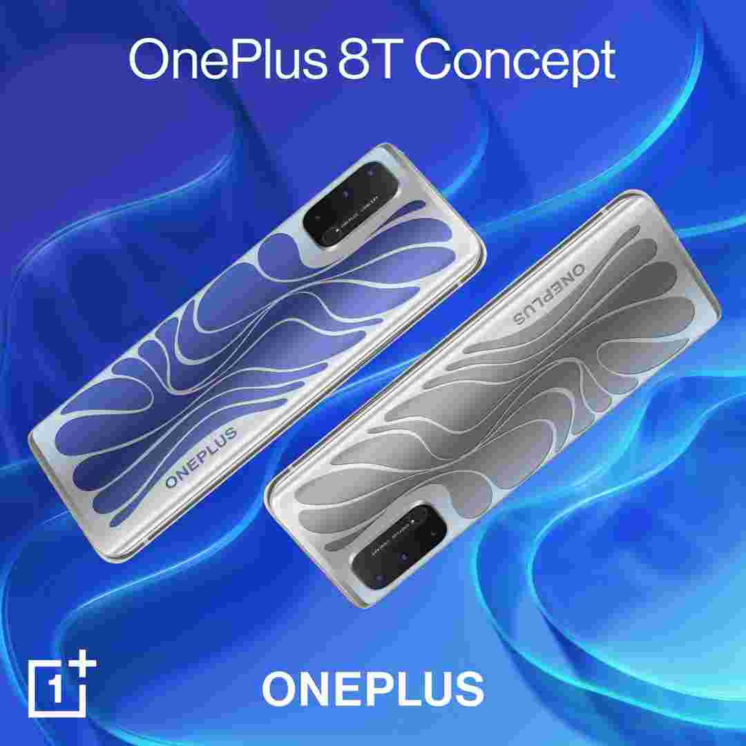 OnePlus 8T概念设备具有颜色更换胶片和MMWAVE雷达